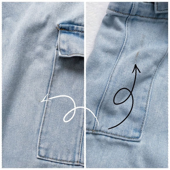 Pacsun Jean Cargo Pants - Picture 14 of 15